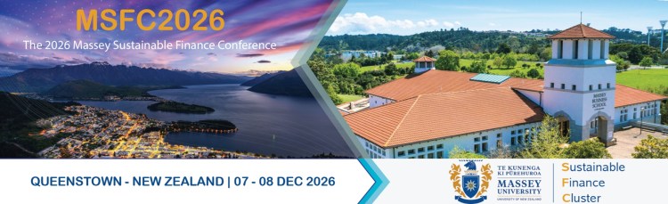 Massey Sustainable Finance Conference&nbsp;2026